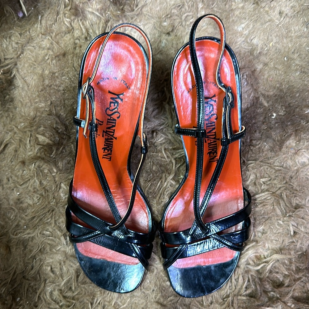 Yves Saint Laurent Tribute Leather Sandal - Vintage